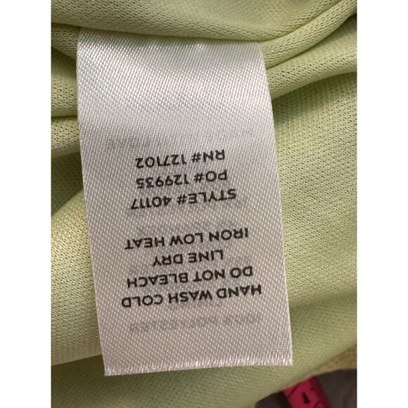 New LULU’S Women's Destinations Light Green Faux-Wrap Halter Bodysuit Size XS - Picture 11 of 11